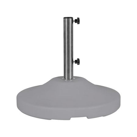 Us Weight Fillable 120lb Capacity Free Standing Umbrella Base, Grey, Commercial FUB120GE